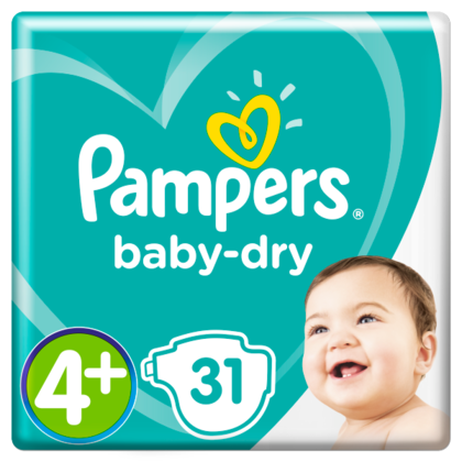 Pampers Luiers Baby Dry maat 4+