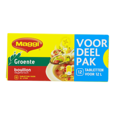 Maggi Bouillon groente veg 12 blokjes