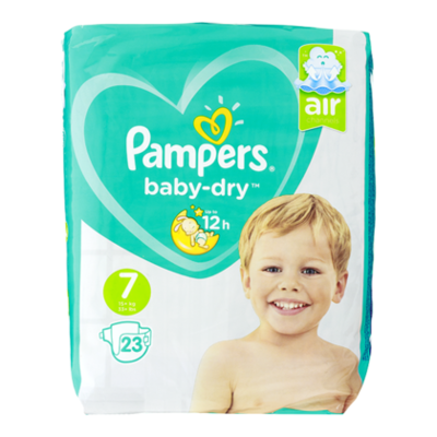 Pampers Luiers Baby Dry maat 7