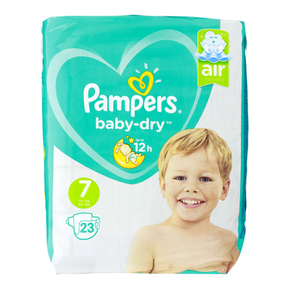 Pampers Luiers Baby Dry maat 7