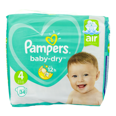 Pampers Luiers Baby Dry maat 4