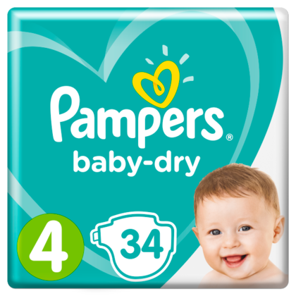 Pampers Luiers Baby Dry maat 4