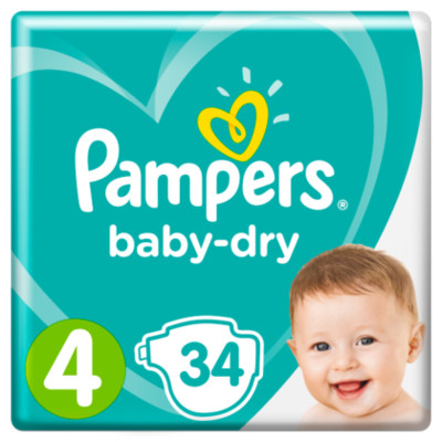 Pampers Luiers Baby Dry maat 4