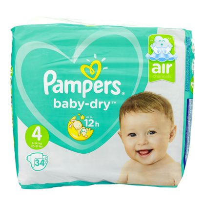Pampers Luiers Baby Dry maat 4