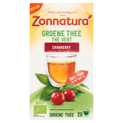 Zonnatura Groene thee cranberry