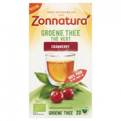 Zonnatura Groene thee cranberry