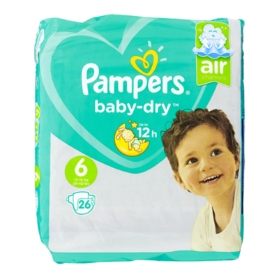Pampers Luiers Baby Dry maat 6