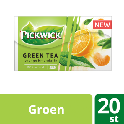 Pickwick Green tea orange-mandarin