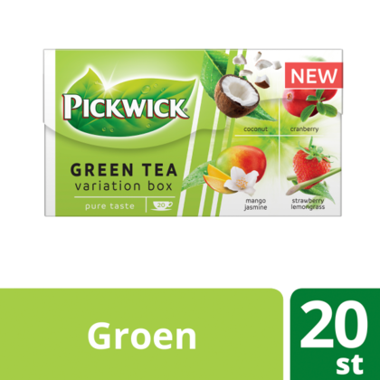Pickwick Green tea variation box