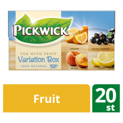 Pickwick Fruit tea variation box blue