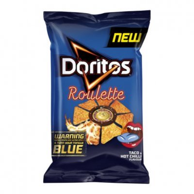 Doritos Roulette blue tongue