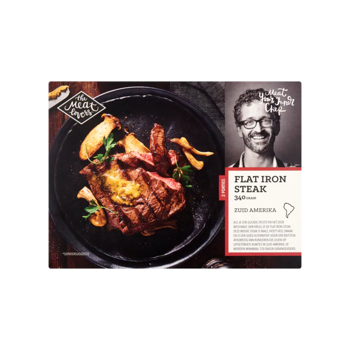 The Meat Lovers Flat Iron Steak
