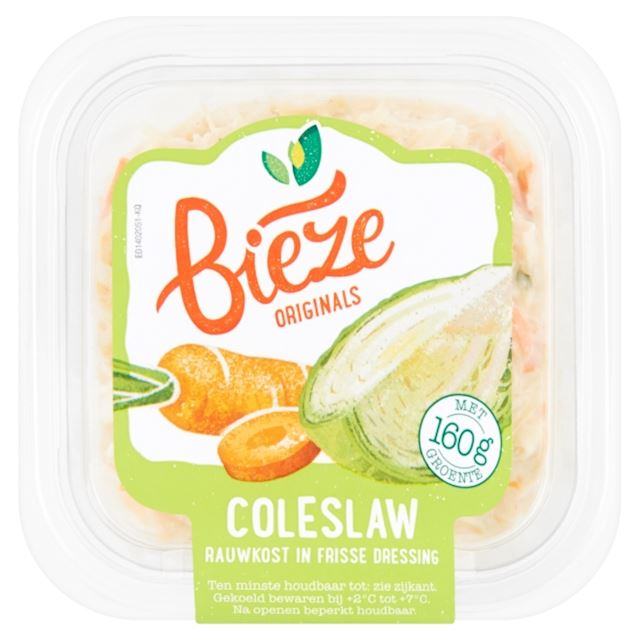 Bieze originals coleslaw rauwkost in frisse dressing 250 gram