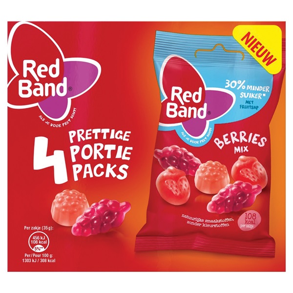 Red Band berries winegums mix