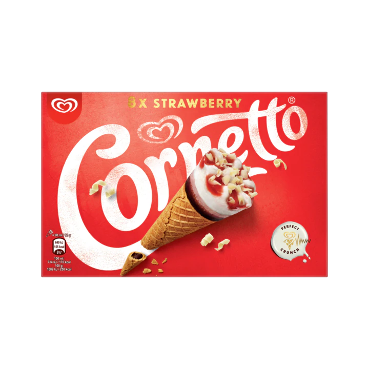 Cornetto OLA IJs Aardbei
