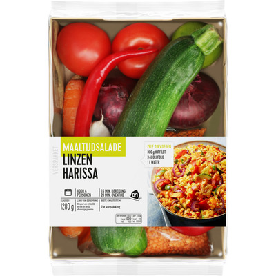 Huismerk Maaltijdsalade linzen verspakket