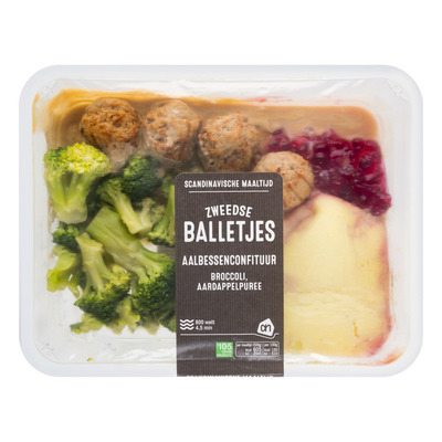 Huismerk V zweedse balletjes broccoli