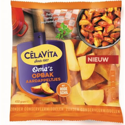 CêlaVíta Oma's opbakaardappeltjes met rode schil