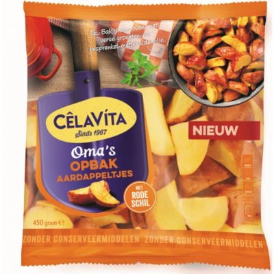 CêlaVíta Oma's opbakaardappeltjes met rode schil