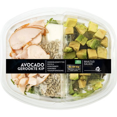 Huismerk Maaltijdsalade avocado gerookte kip