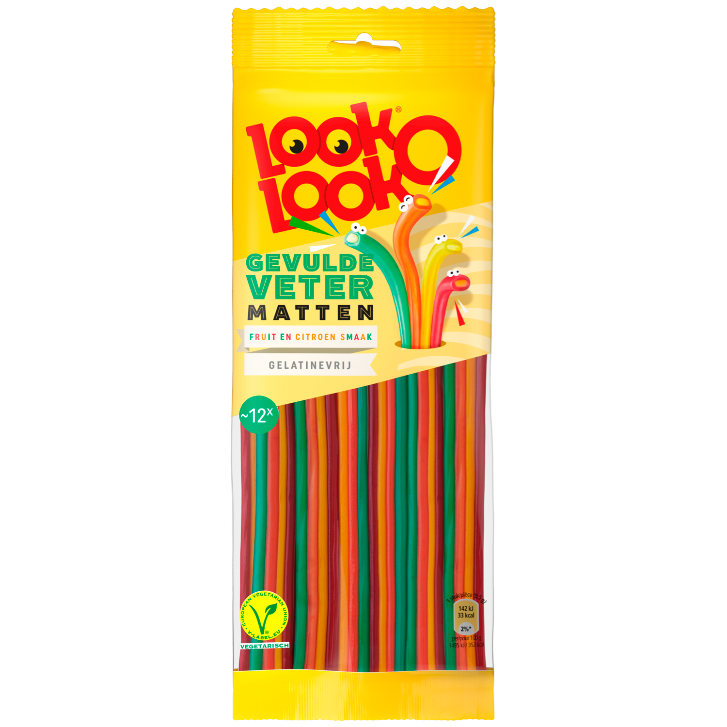 Look O Look Gevulde vetermatten fruit-citroen