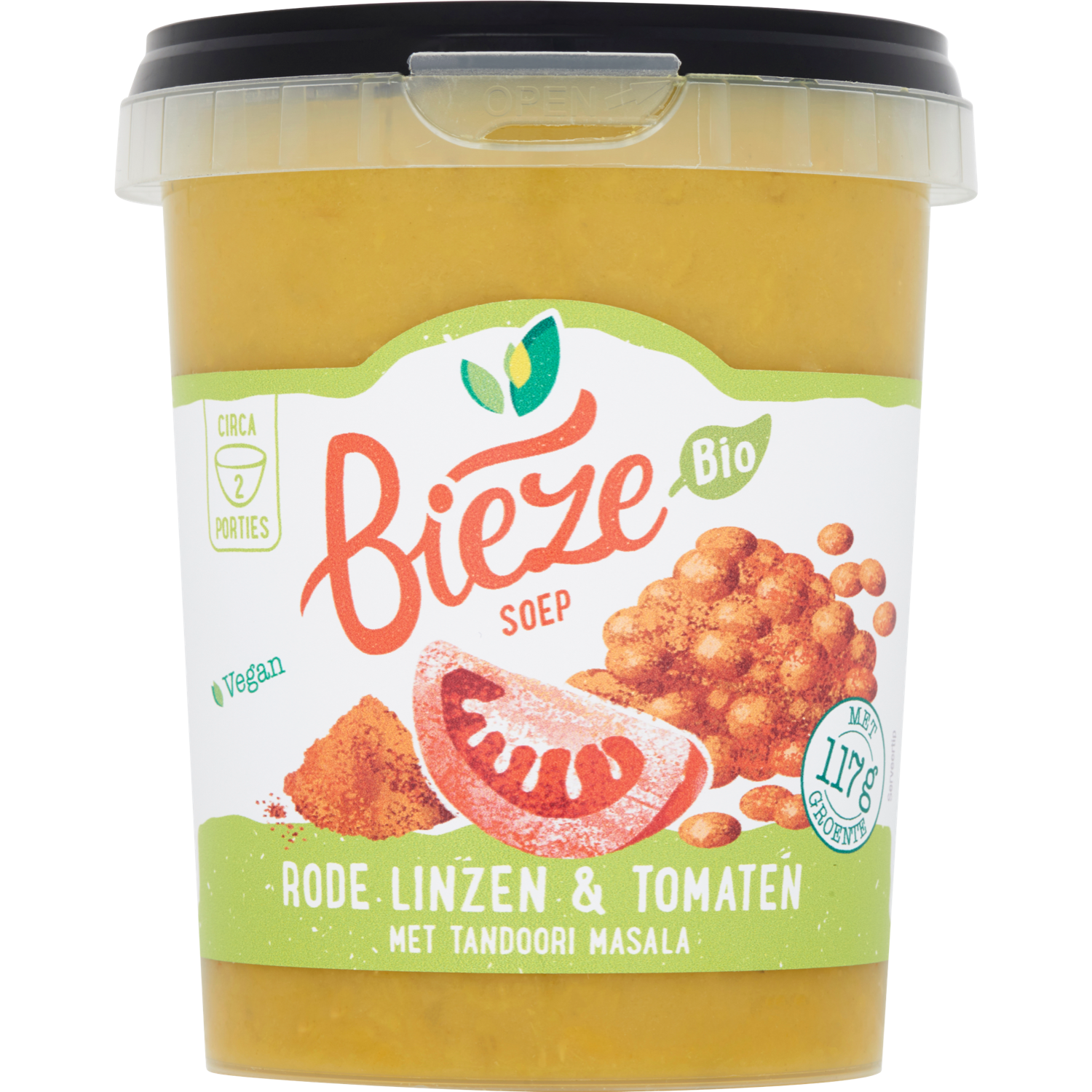 Bieze Soep rode linzen&tomaten