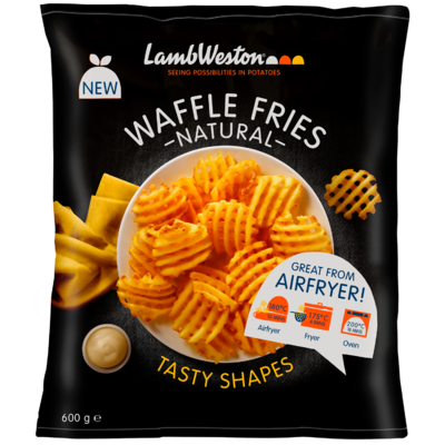 Lamb Weston Waffle fries natural