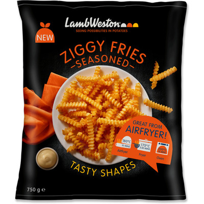 LambWeston Ziggy fries seasoned