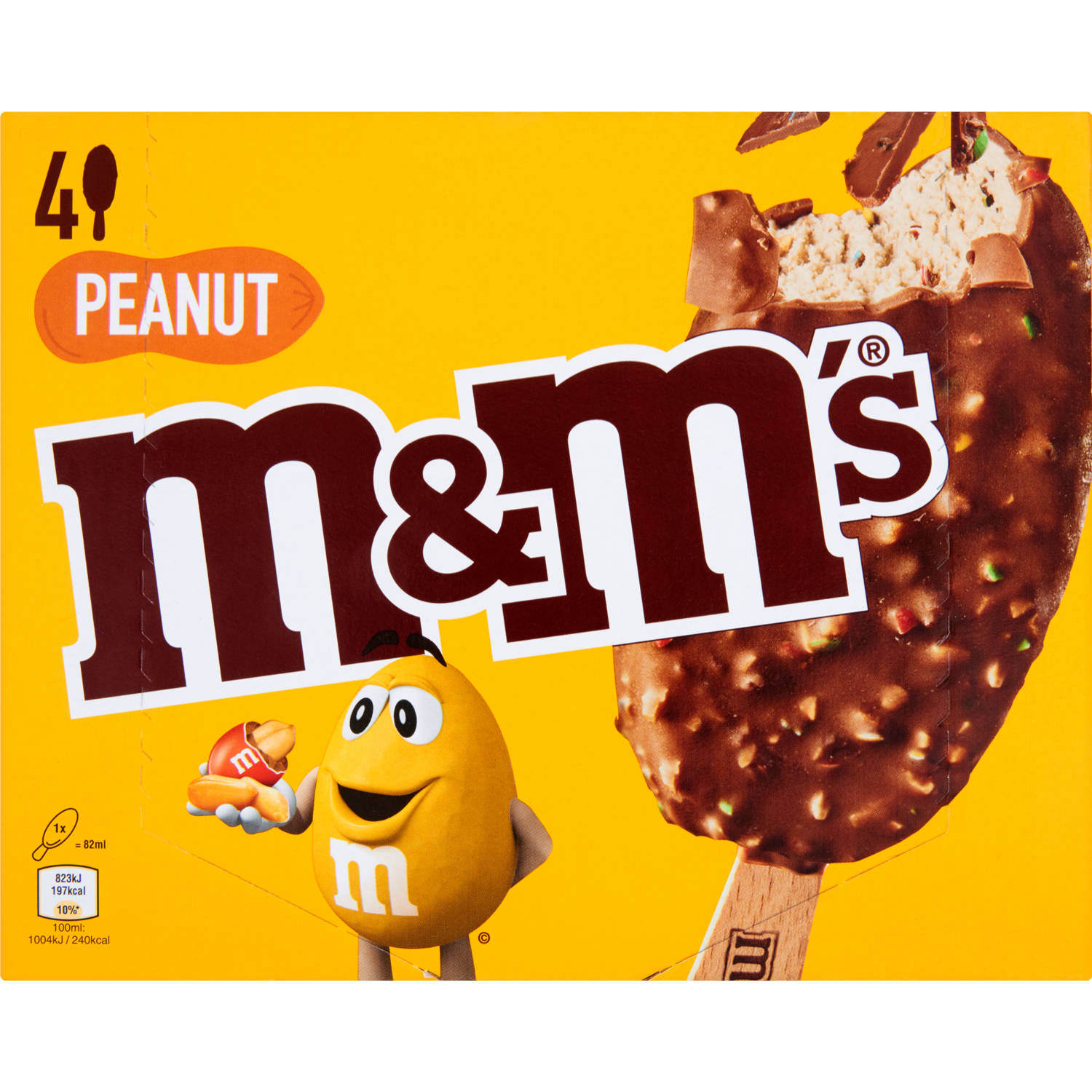 M&M's Peanut ice stick 4 pack