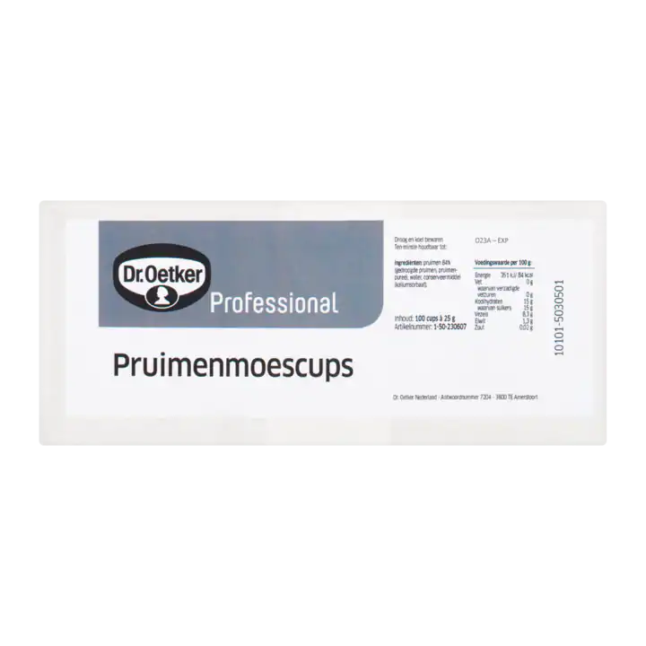 Dr. Oetker Professional Pruimenmoes Cups