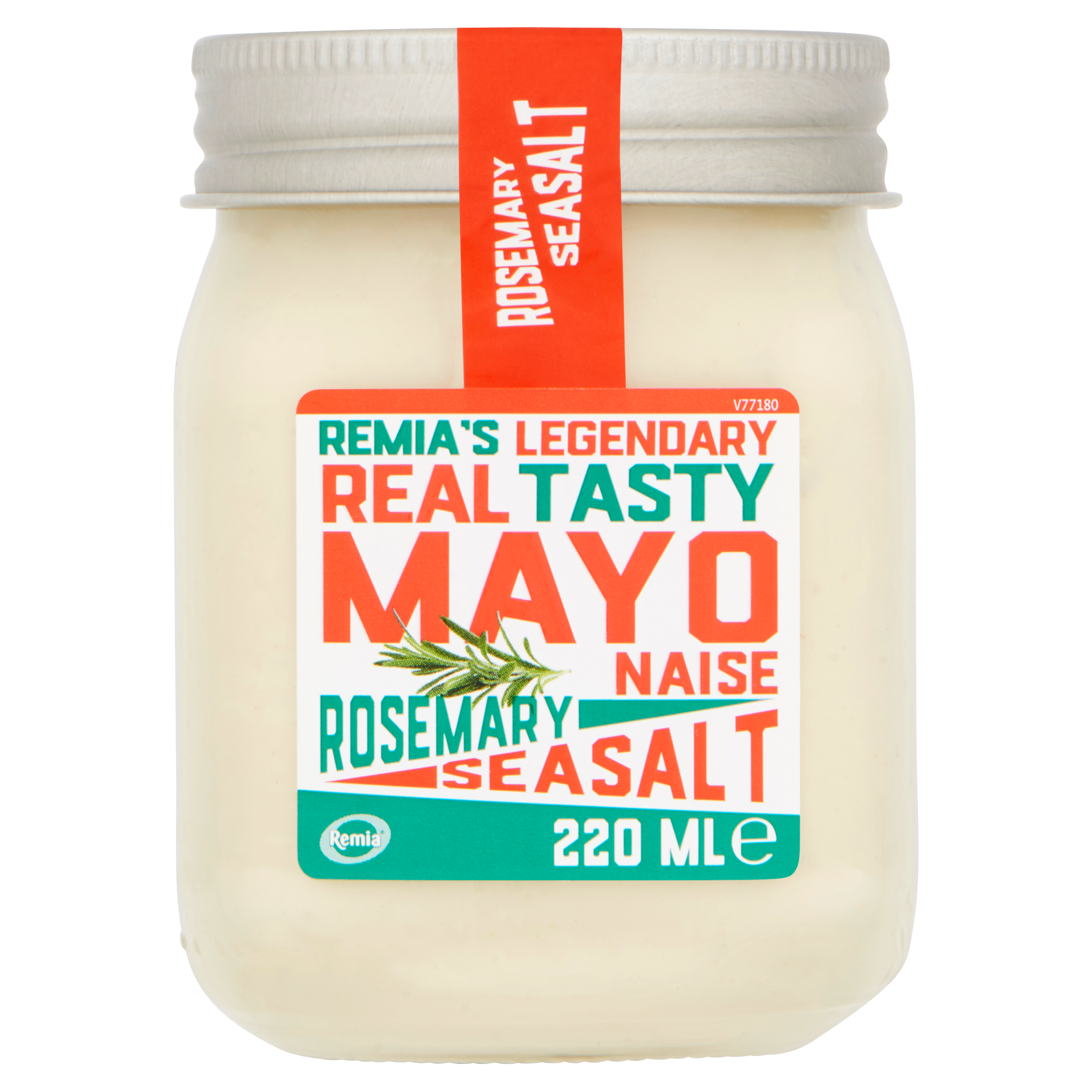 Remia's Legendary Real Tasty Mayonaise Rosemary Seasalt 220 ml