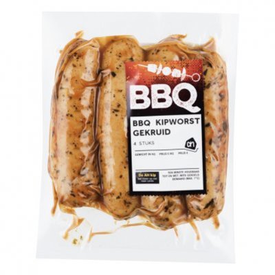 AH BBQ kipworst gekruid