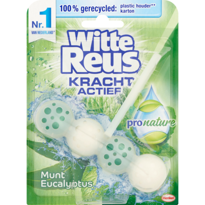 Witte Reus Toiletblok pro nature munt-eucalyptus