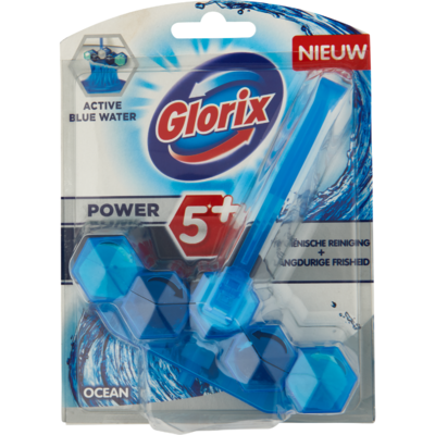 Glorix Toiletblok power active blue water
