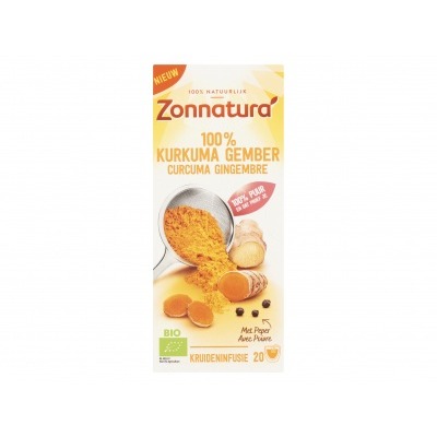 Zonnatura Kurkuma gember thee
