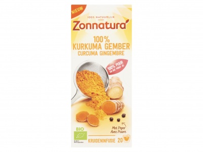 Zonnatura Kurkuma gember thee