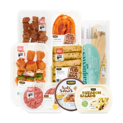 BBQ Basis Pakket 6 Personen