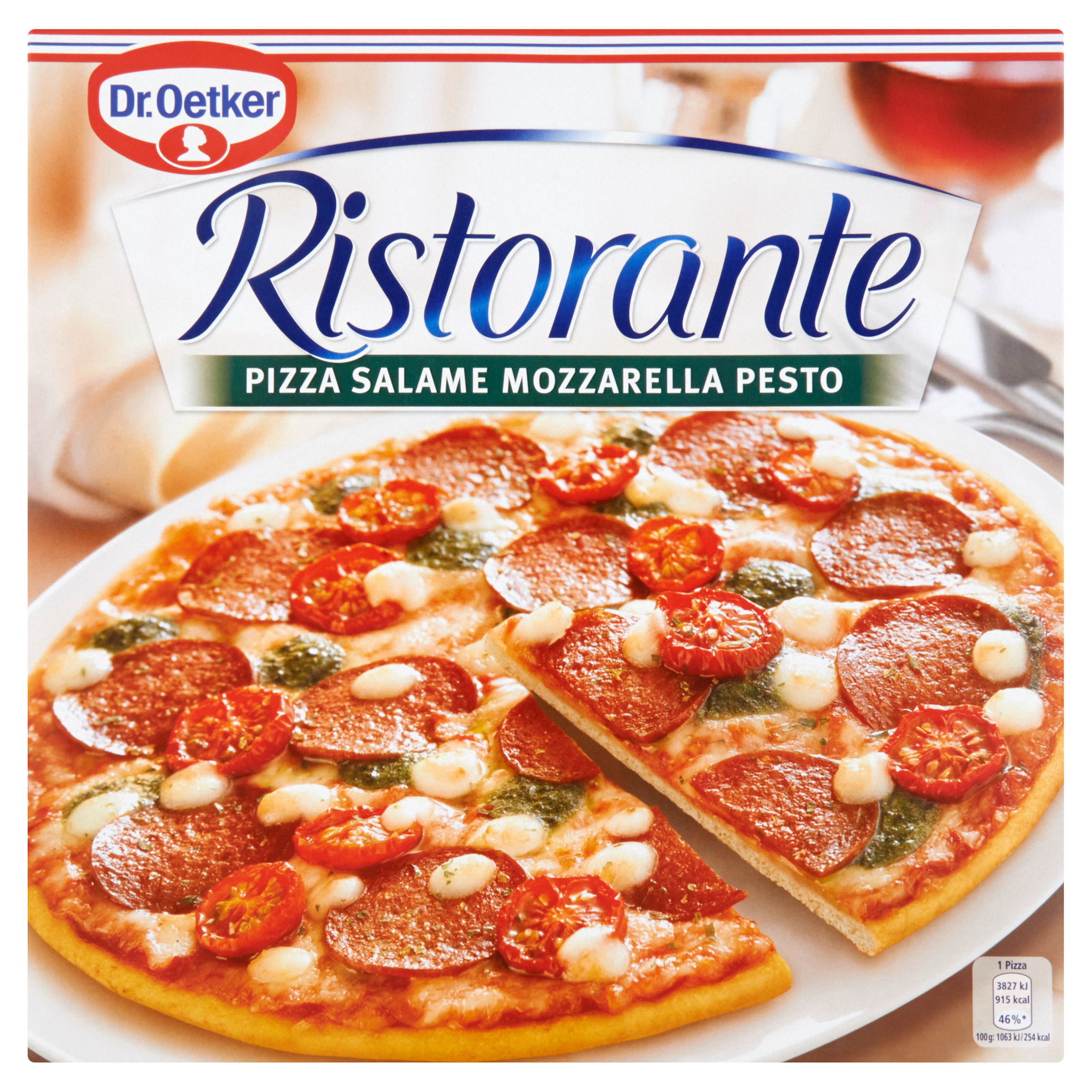 Dr. Oetker Ristorante Pizza Salame Mozzarella Pesto 360 g