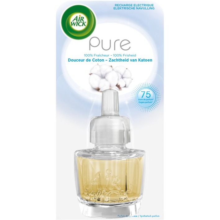 Airwick Pure cotton elec navul