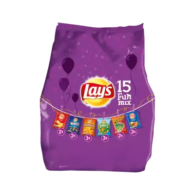 Lay's Fun Mix Pack Chips 15 zakjes