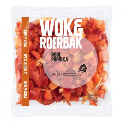 Huismerk Rode paprika pick en mix