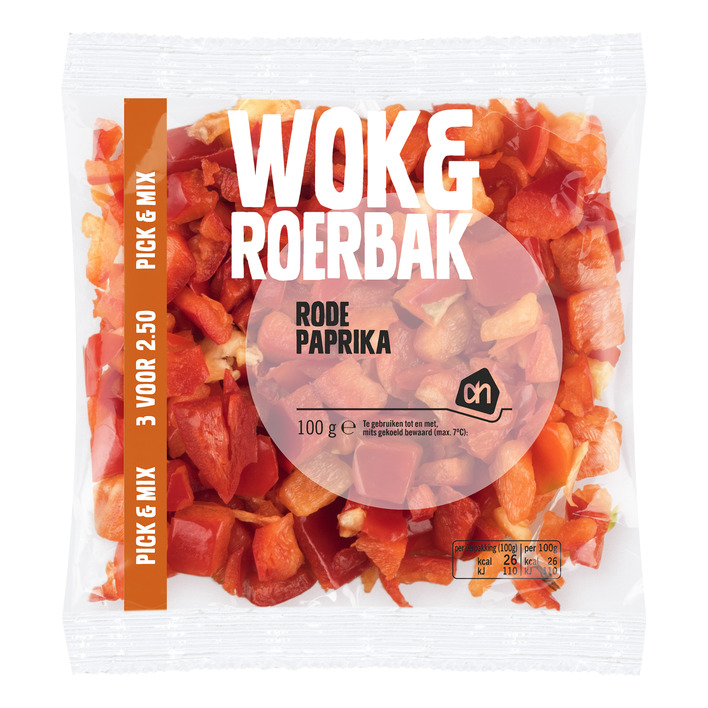 Huismerk Rode paprika pick en mix