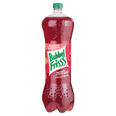 Dubbelfrisss Bubbelfriss framboos-cranberry