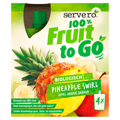 Servero 100% Fruit to Go Pineapple Swirl BIO