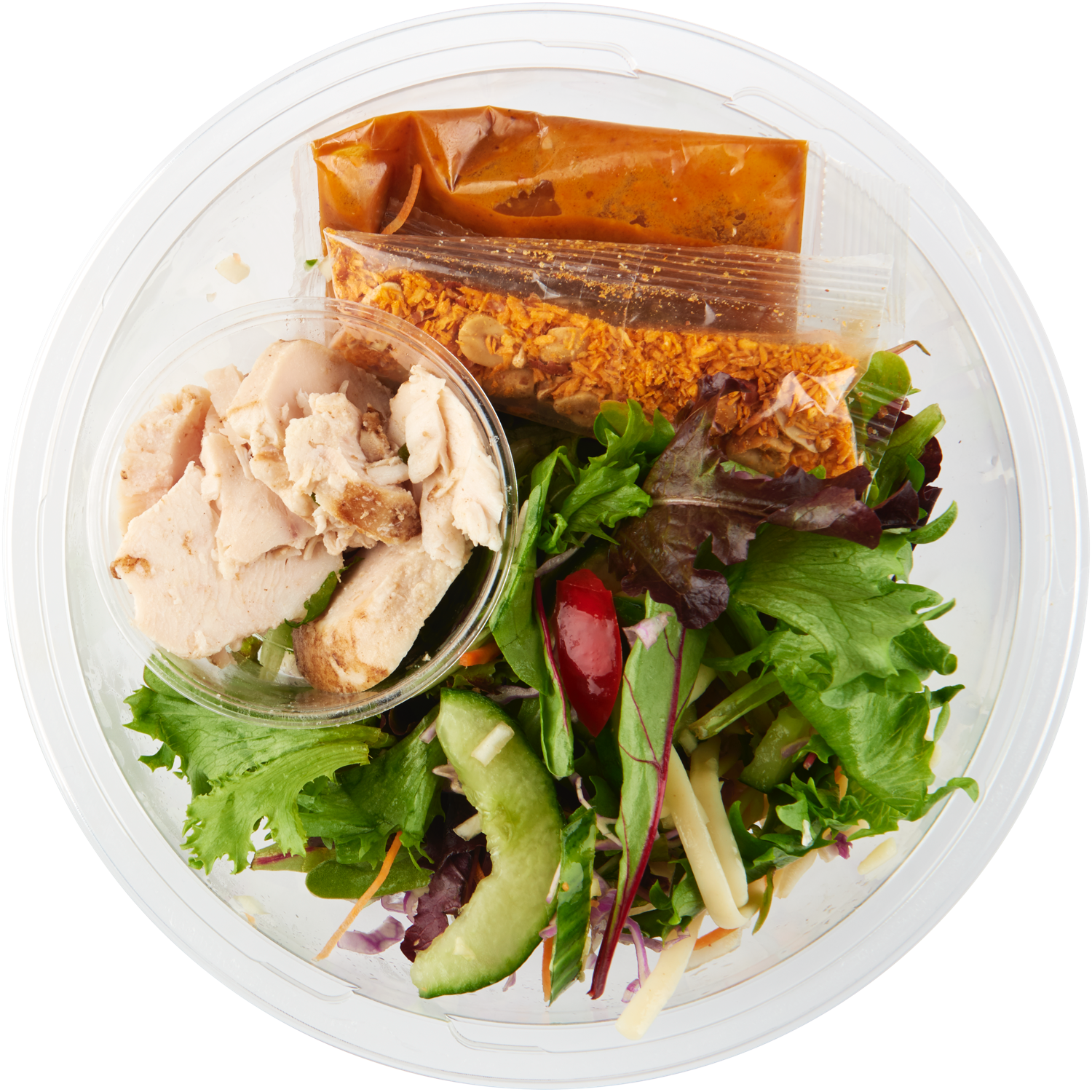 Fresh & easy Salade bowl oosterse kip noodles