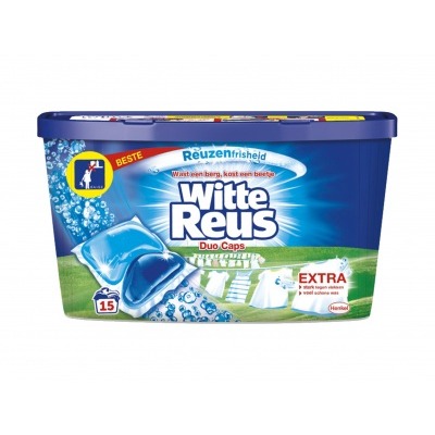 Witte Reus Duo caps wit