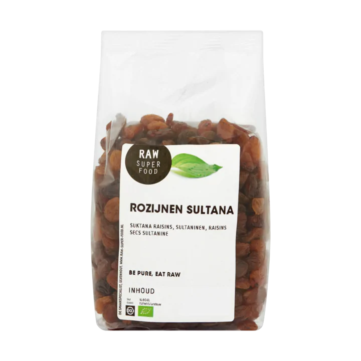 Raw Organic Food Rozijnen Sultana