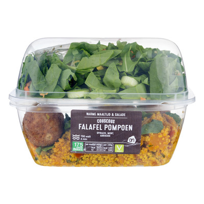 Huismerk M&s falafel met salade