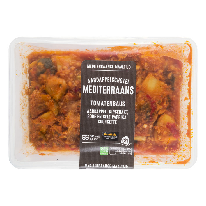 Huismerk Mediterraanse aardappelschotel