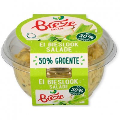 Bieze Eiersalade met 50% groenten